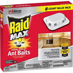 Buy now Raid Max Double Control Ant Baits, Kills the Colony, 8 Count at indiglob india
