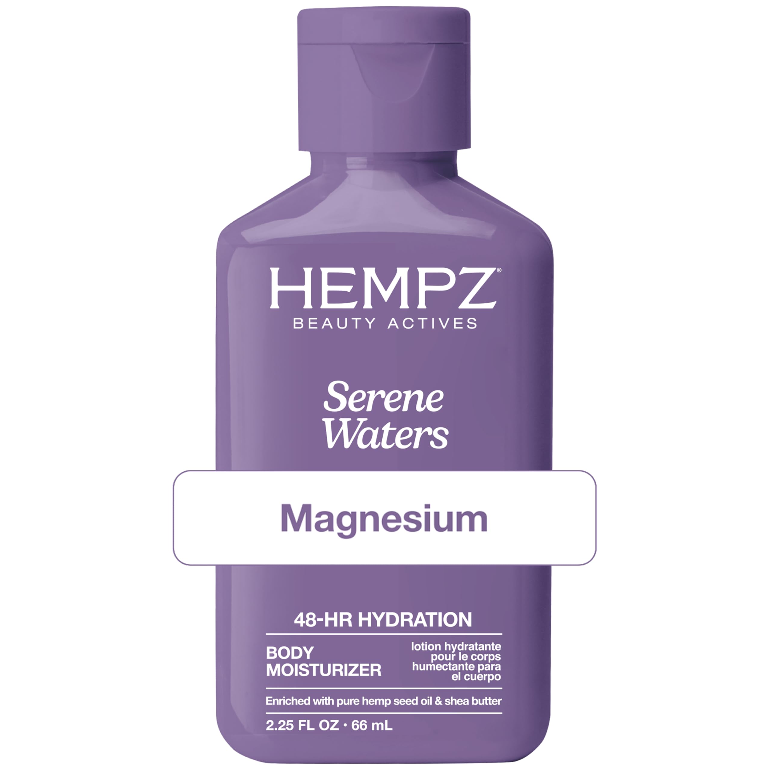 Hempz Magnesium Body Spray, Serene Waters, 3.4 fl.oz. | Soothing and Hydrating Moisturizer Mist with Arnica