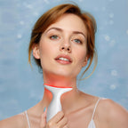 Neck Massager — Portable facial/neck massager with constant temperature heat therapy and vibration massage. USB rechargeable, three adjustable speeds. Relieves fatigue and aids in skincare absorption