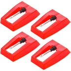 Buy now 4 Pack Record Player Needle, Diamond Replacement Stylus Needle for Vinyl Record Player ION Jensen Crosley Victrola Sylvania Turntable Phonograph LP 4 at indiglob india