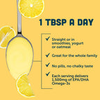 Barleans Fish Omega Swirl Lemon Zest, 16 OZ