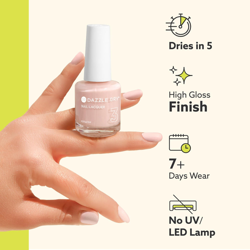Dazzle Dry Nail Lacquer, Step 3 – Rapid Red (0.5 fl oz)