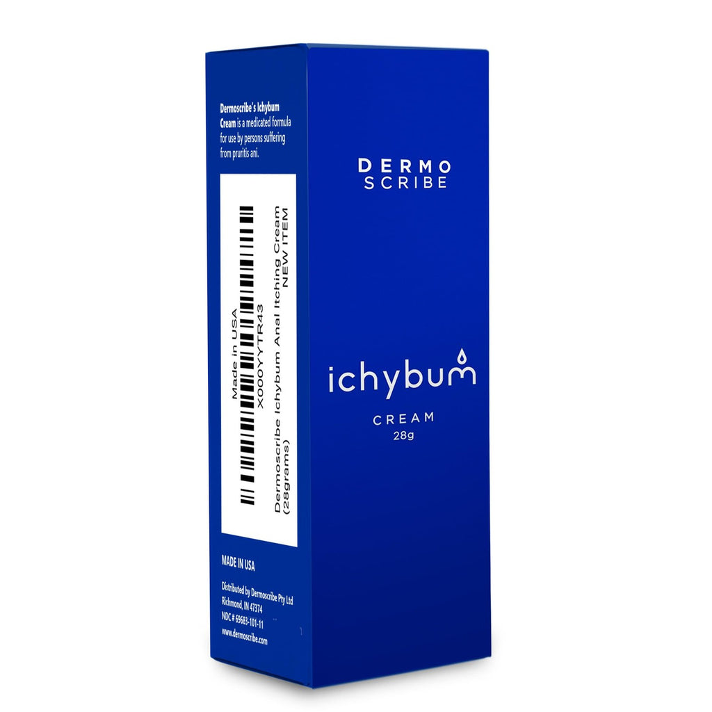 Dermoscribe Ichybum Hemorrhoid & Rectal Itch Relief Cream, 28g