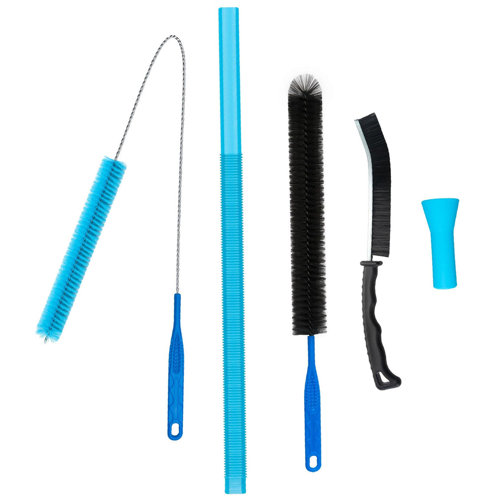 4 Pieces Dryer Vent Cleaner Kit‌ with ‌Lint Brush‌ – Professional ‌Dryer Vent Brush‌, ‌Flexible Cleaning Tools‌ for ‌Lint Trap‌, ‌Appliance Brush‌ & ‌Dryer Filter‌ Black