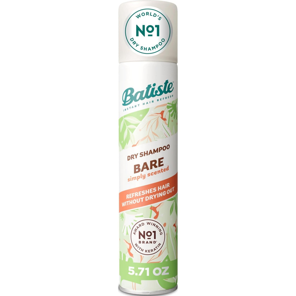 Batiste Powder Dry Shampoo, Simply Bare Scented Non-Aerosol, 1.06 Oz | Subtle Scent, TSA Compliant Travel Size, Oil-Absorbing, Blends Seamlessly, Instant Hair Refresh