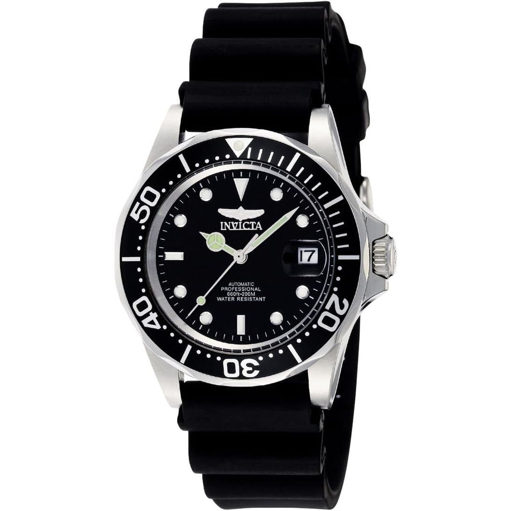Buy now Invicta Men's Pro Diver Automatic Watch with Polyurethane Strap, Black (Model: 9110) at indiglob india
