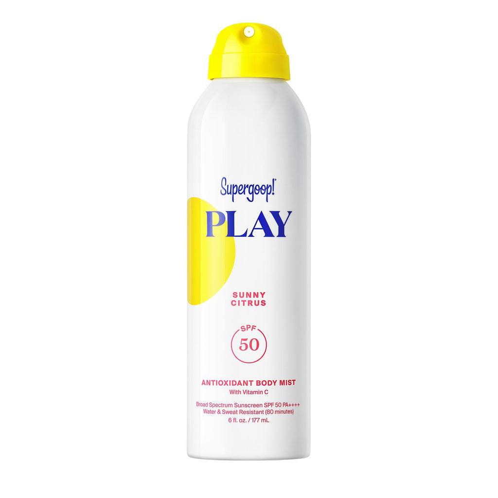Supergoop! PLAY Antioxidant Body Mist Vitamin C -SPF 50 PA++++ Broad Spectrum Sunscreen - Body Spray - Great for Active Days