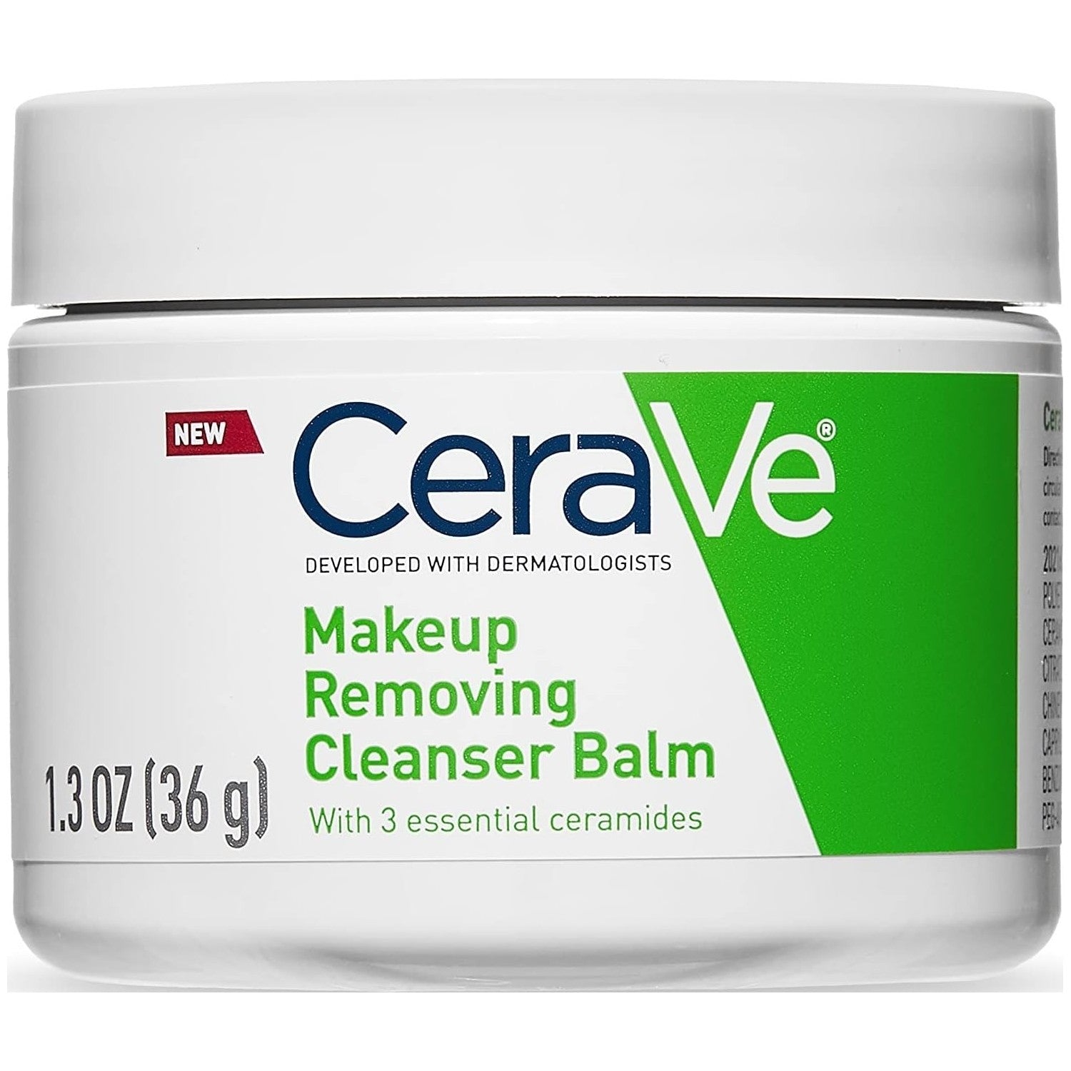 CeraVe Cleansing Balm, Hydrating Makeup Remover with Jojoba Oil, 1.3oz | Travel Makeup Remover Balm with Ceramides Gently Melts Waterproof Mascara and Acts As A Soothing Eye Makeup Remover