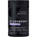 Sports Research® Elderberry Immunity Formula w/Zinc, 60 Count