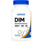 Nutricost DIM Plus BioPerine 300mg, 120 Vegetarian Capsules | Up to 4 Month Supply, Max Strength DIM Supplement, Diindolylmethane