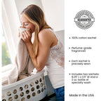 Buy now Le BlancÂ® White Flowers Double Pack Dryer Sachet - Luxury Scented Fabric Sachet for Your Dryer (1 Pack) at indiglob india