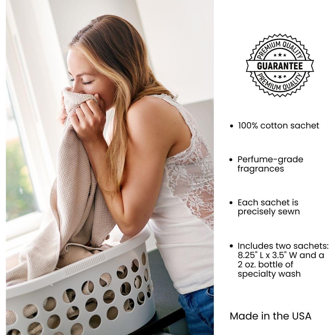 Buy now Le BlancÂ® White Flowers Double Pack Dryer Sachet - Luxury Scented Fabric Sachet for Your Dryer (1 Pack) at indiglob india