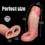 6.7'' Girth Thick Realistic Penis Sleeve Cock Sleeve,Cock Ring Penis