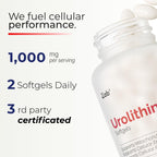 ZAB Urolithin A Supplement 1000mg Per Serving, 90 Softgels, 45 Servings