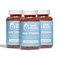 Baby Blues Postpartum Hair Loss Vitamins & Gummies for Women, Full Hair Cycle Pack, Biotin & Collagen for Hair Growth Support, Thicker Fuller-Looking Hair, 3 Month Supply, 180 Count