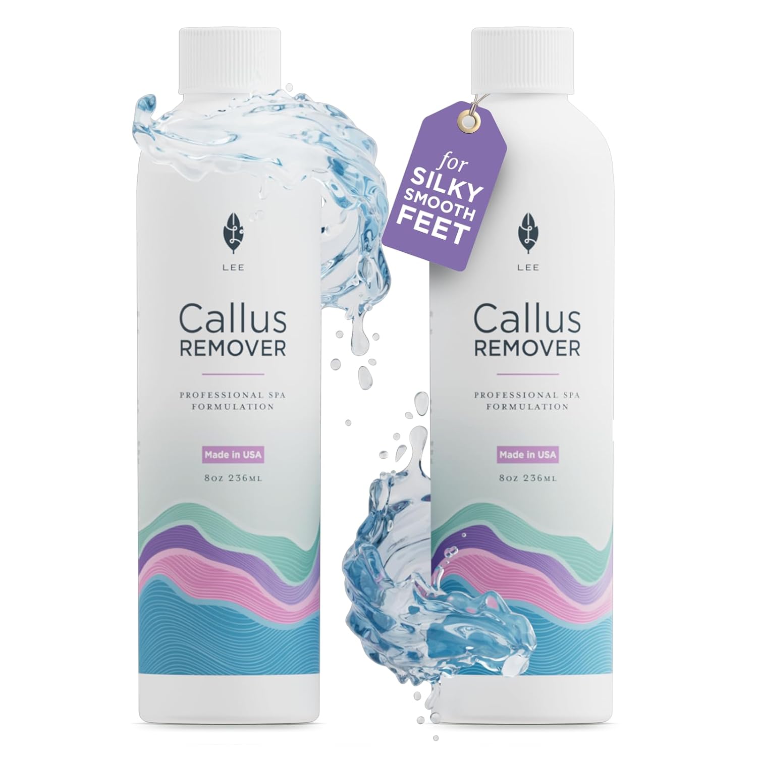 Buy now Lee Beauty Professional Callus Remover for Feet - Original, Powerful Formulation - Extra Strength Gel, Home Pedicure Foot Spa Results - Cracked & Dead Dry Skin Supplies - 8 Oz 8 Ounce (Pack of 2) Original at indiglob india