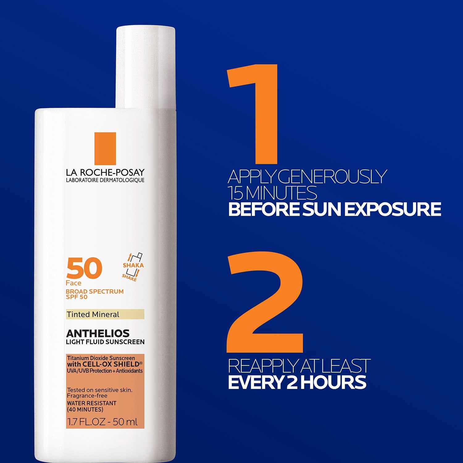 La Roche Posay Anthelios 50 Mineral Tinted Ultra Light Sunscreen Fluid