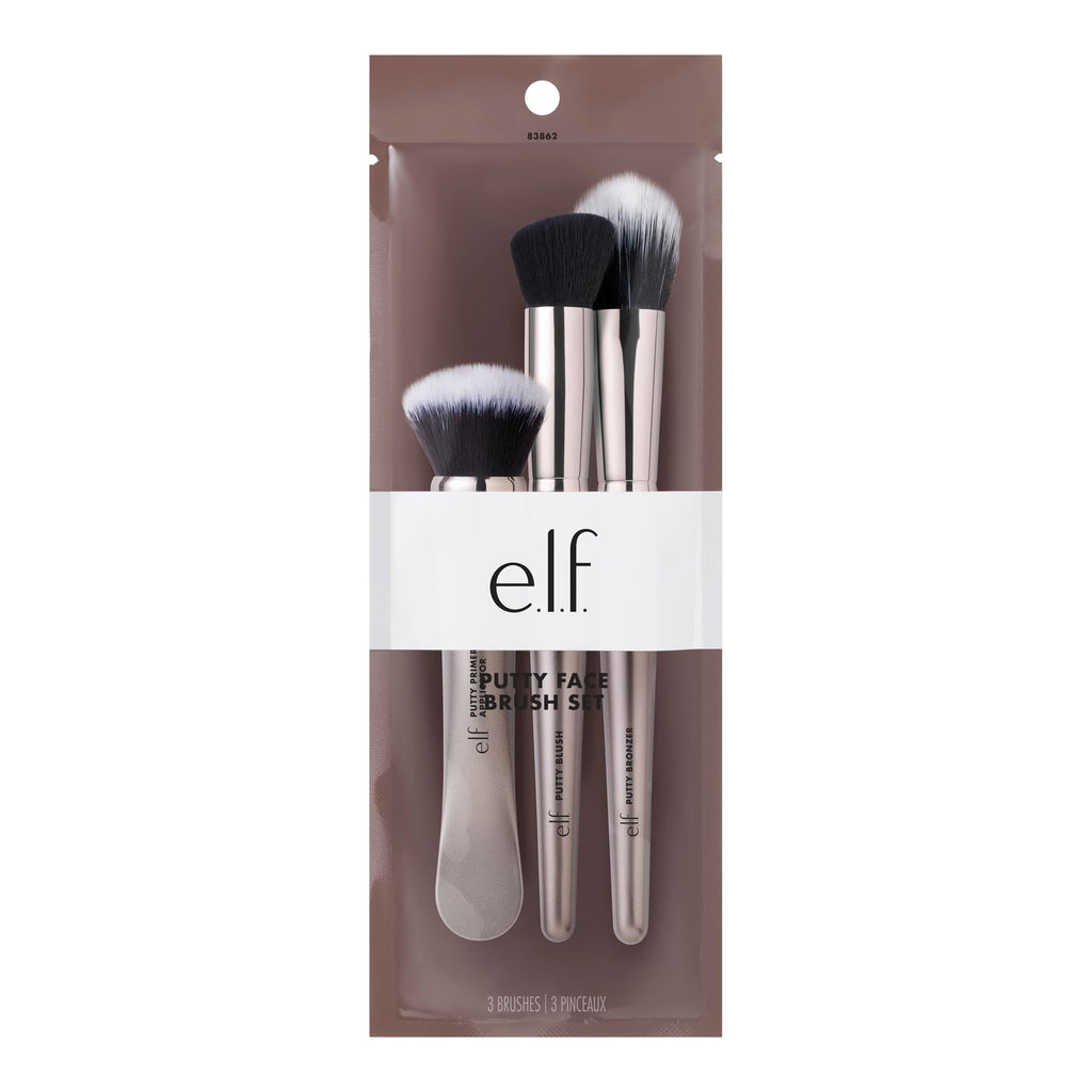 Buy now e.l.f. Putty Tools Trio, Set Of 3 Face Makeup Brushes For Putty Products, Helps You Easily Blend Putty Primer, Blush & Bronzer, Vegan & Cruelty-Free at indiglob india