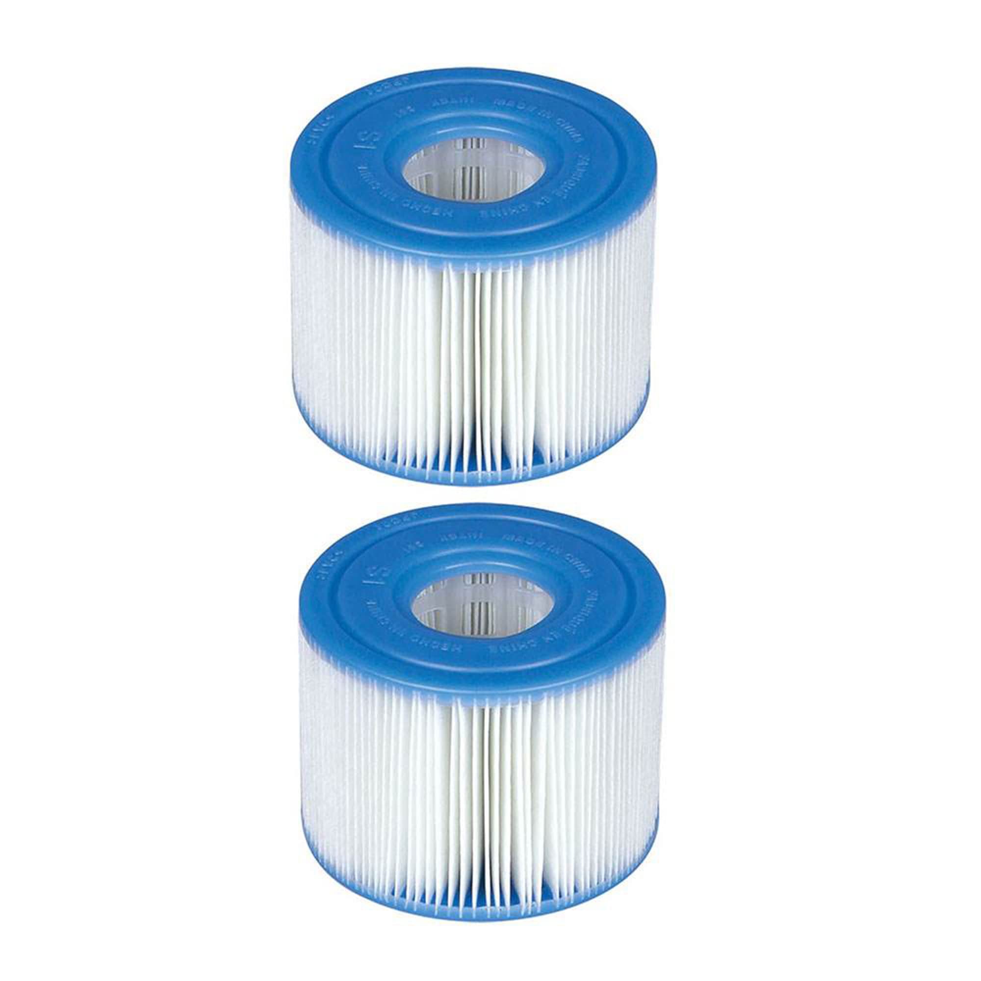 Buy now Intex 29001E PureSpa Type S1 Heavy Duty Easy Set Dacron Paper Hot Tub Spa Filter Replacement Cartridge for Various PureSpa Models, (12 Pack) at indiglob india