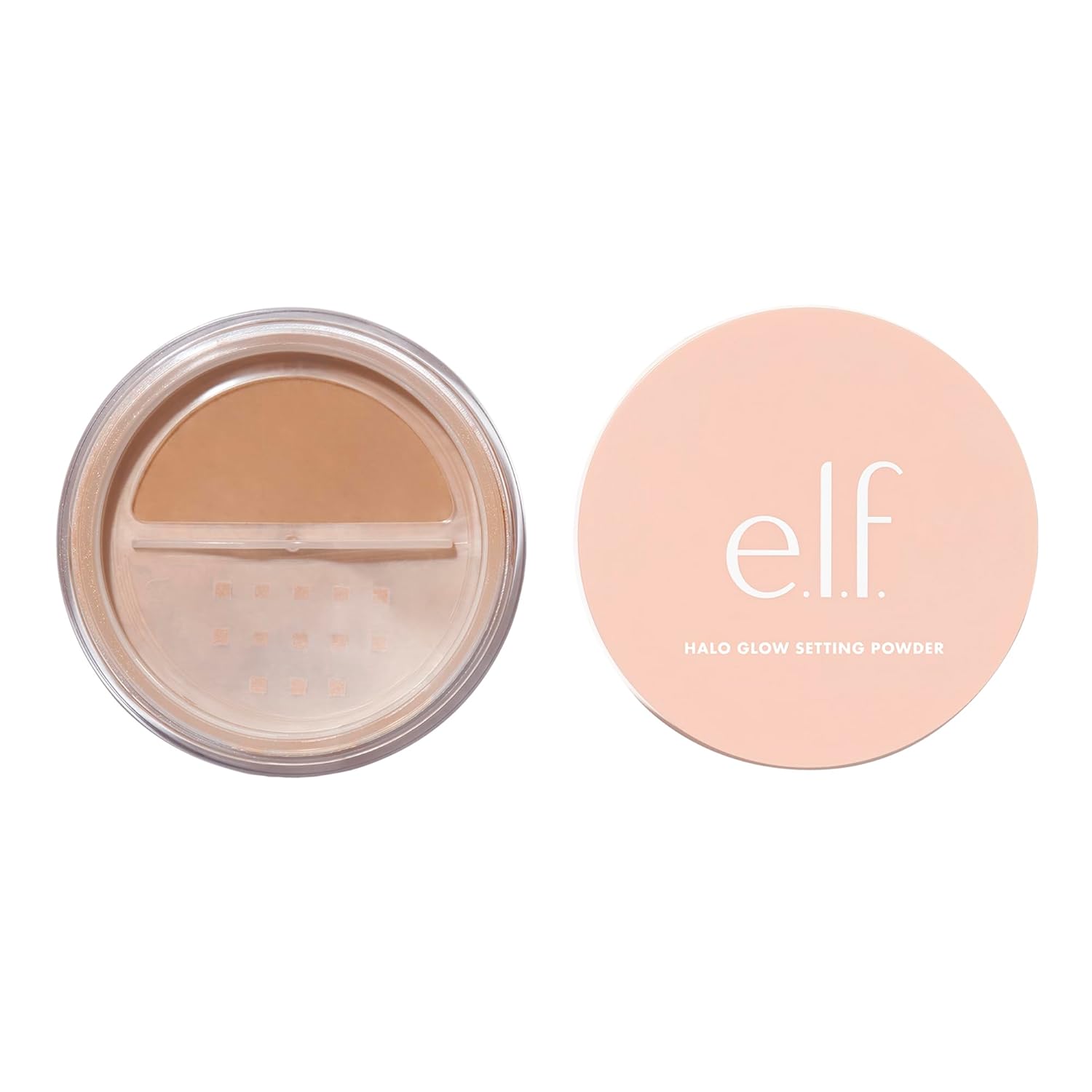 Buy now e.l.f. Halo Glow Soft Focus Setting Powder, Silky & Creates Soft Glow Without Shine, Smooths Pores & Lines, Vegan & Cruelty-Free, Light Pink 0.24 Ounce (Pack of 1) Medium Beige at indiglob india