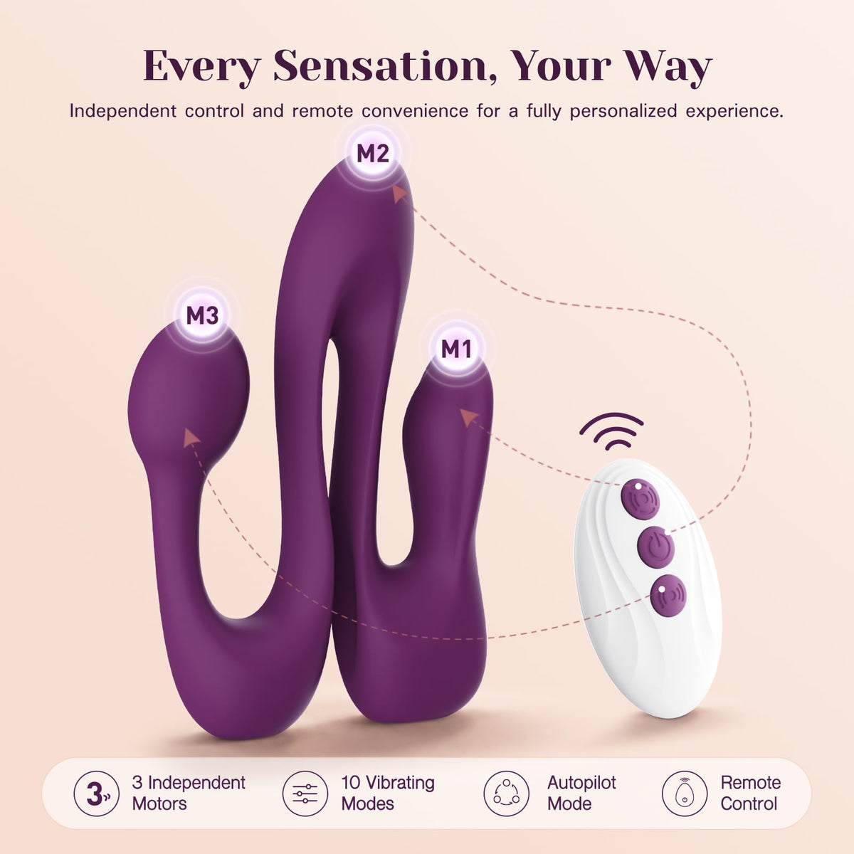 Tracy's Dog Triple Stimulation Vibrator, Adult Sex Toys for Women WaveJoy