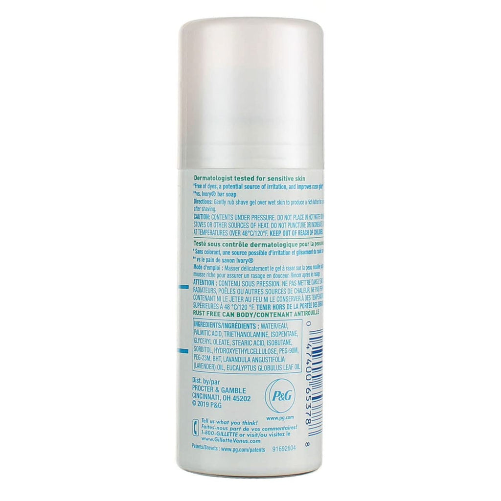 Buy now Gillette Satin Care Ultra Sensitive Irritation Defense Shave Gel, 2.5 Oz at indiglob india