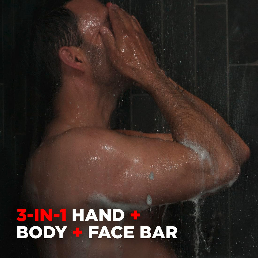 Buy now Dove Men+Care Body Soap and Face Bar More Moisturizing Than Bar Soap Deep Clean Effectively Washes Away Bacteria, Nourishes Your Skin 3.75 Ounce (Pack of 6) at indiglob india