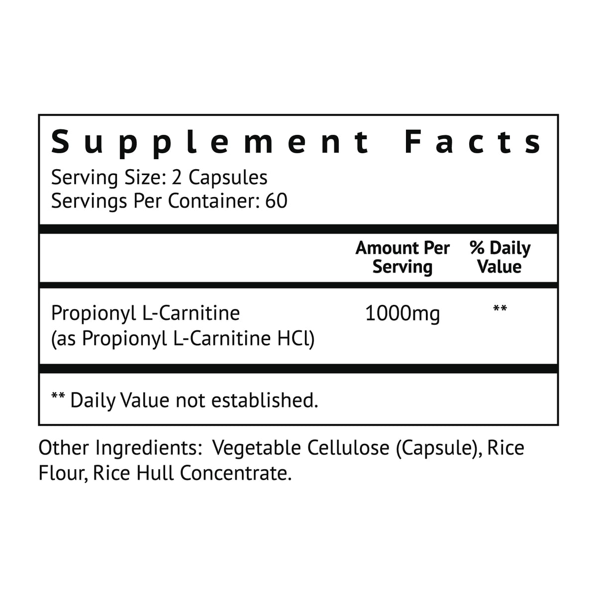 Biolor Propionyl-L-Carnitine (PLC) Blood Flow Support Supplement