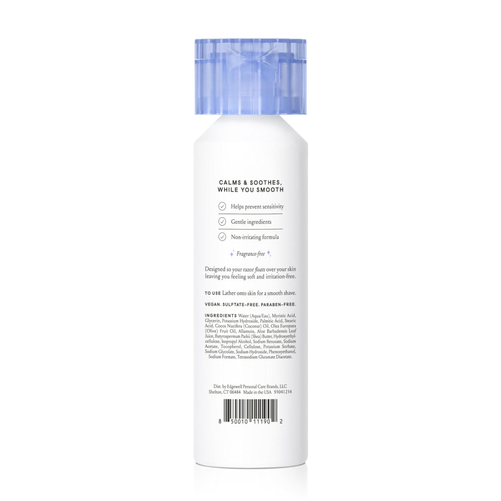 Billie Whipped Shave Cream - Ultra Gentle Protection - Fragrance-Free & Dermatologist-Approved - Designed for Sensitive Skin - 6.5 fl oz
