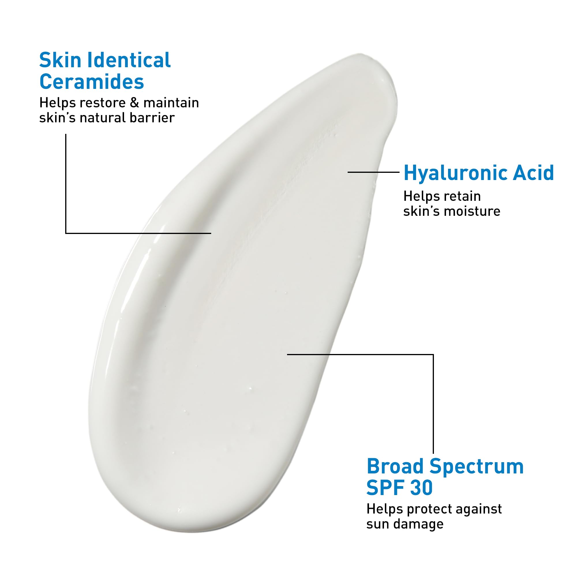 CeraVe Ultra-Light Moisturizing Lotion SPF 30, Sunscreen for Face, 1.7oz | Skin Care, Face Moisturizer, Hyaluronic Acid, Sunscreen Lotion, Facial Moisturizer, Oil Free, Matte Finish, Ceramides