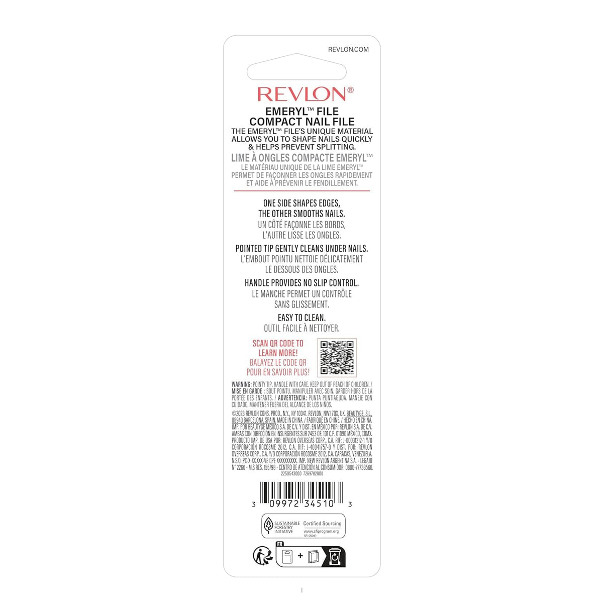 Revlon Emeryl File 1 Each (Pack of 2)