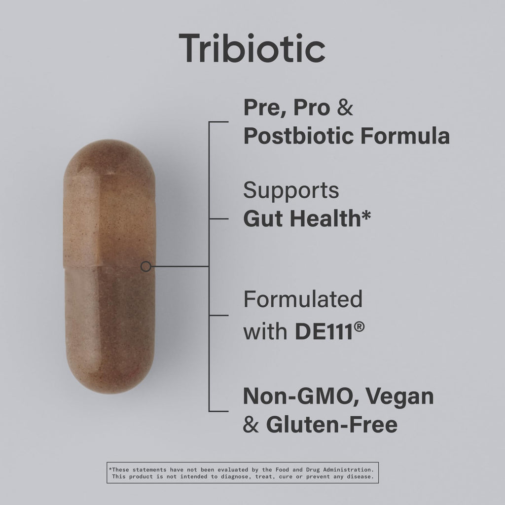 Sports Research® Tribiotic 3-in-1 Pre·Post·Probiotic, 30 Liquid Caps