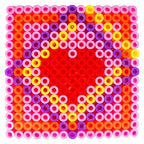 Buy now Valentines Day Cards for Kids Classroom-Heart Themed Fuse Bead Kits (24ct)-Perfect Valentines Day Gifts for Kids School Exchange for Boys & Girls -Each Includes Pixel Art Craft Activity w Perler Beads at indiglob india