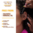 Buy now Creme of Nature Pure Honey Moisture Infusion Edge Control, 24-Hour Hold for Sleek Styles, Non-Flaking, Non-Greasy Formula with Coconut Oil & Shea Butter, 2.25 oz at indiglob india