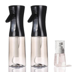 3 Pack Spray Bottles, 2-Pack Continuous Spray Bottles,Fine Water Mist Spray Bottles for Hair 6.8 OZ (200 ML) and 1oz 30ml Travel Spray Bottle Mister for Cleaning,Hairstyling,Plants,Pets Pink Black