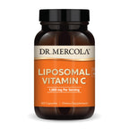 Dr. Mercola Liposomal Vitamin C, 1,000 mg, 180 Capsules (90 Servings) | Supports Brain, Heart, Eye, and Immune Health, Bioavailable Formula, Non-GMO, Gluten-Free and Soy-Free