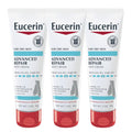 Buy now Eucerin Advanced Repair Foot Cream for Dry Feet and Heels, Repairs Very Dry, Rough Skin, Fragrance Free, Non Greasy, Fast Absorbing, Travel Size Lotion, 3 Oz Tube, Pack of 3 Default at indiglob india