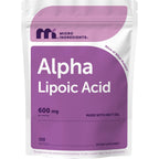 Micro Ingredients Alpha Lipoic Acid 600mg Per Serving, 300 Softgels | ALA Supplement | Made with MCT Oil| Non-GMO, Gluten-Free, Soy-Free