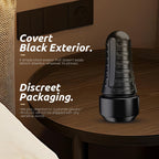 Male Masturbator, Kingdemer Sex Toys Realistic Pocket Pussy Vagina Textured with 7.5in Depth Lifelike Soft and Flesh Texture, Penis Training Masturbators Light Sex Machine Toy for Men