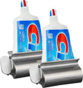 Buy now The Original Toothpaste Squeezer Tube Roller Stainless Steel 2 Pieces Tube Squeezer Rollers, Saves Toothpaste, Creams, Puts an end to Waste - Simple and Practical (Silver) 2.4 inch Wide at indiglob india