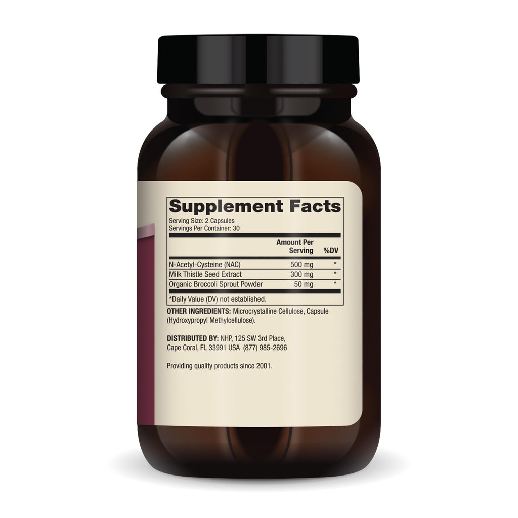 Dr. Mercola NAC with Milk Thistle, 500 mg, 60 Capsules (30 Servings) | Supports Normal Detoxification, Liver, and Cellular Health with Milk Thistle and Broccoli Sprout, Non-GMO, Gluten-Free