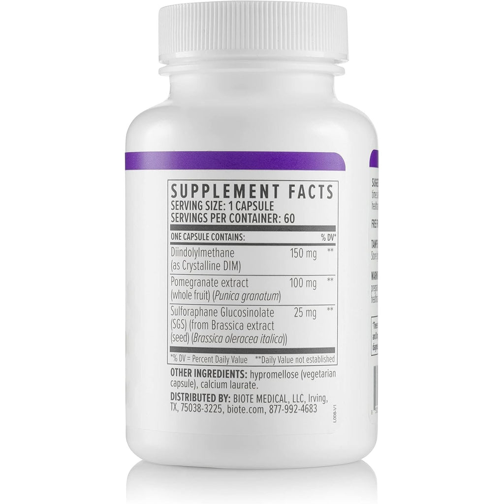 Biote Nutraceuticals - DIM SGS + - Hormone + Detox (60 Capsules)