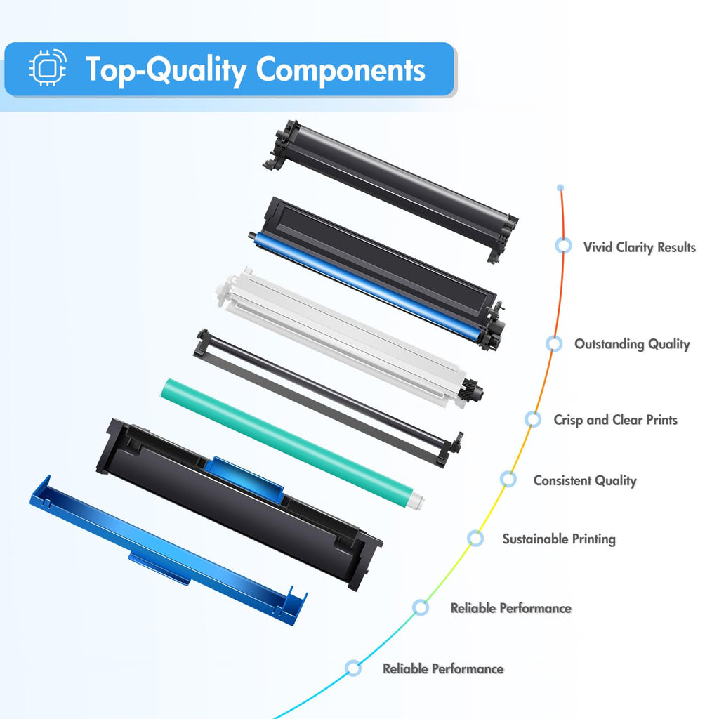 414A Toner Cartridges 4 Pack for HP 414A 414 414X MFP M479fdw M454dw M479