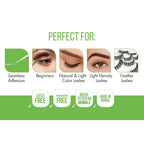 DUO Brush-On Eyelash Glue – Clear Lash Adhesive for False Lashes, Long-Lasting Duo Lash Glue with Precision Brush, 0.18 oz, 2-Pack