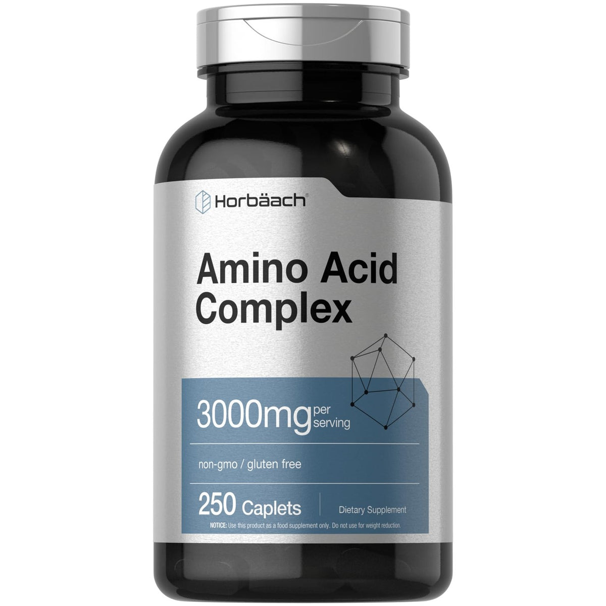 Horbäach Amino Acid Complex 3000mg | 250 Caplets