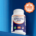Vitamatic Alpha Lipoic Acid 600 mg Per Serving, 240 Veg Capsules | Support Antioxidant Activity*, Cellular Energy and Glucose Metabolism*, Non-GMO, Gluten Free, Made in USA