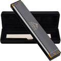 Buy now EastRock Blues Harmonica 24 Hole C Key with Case, Mouth Organ Harp, Diatonic Harmonica for Beginner, Adult, Kids, Professional, Students, Friends, Gifts 24hole-bk at indiglob india