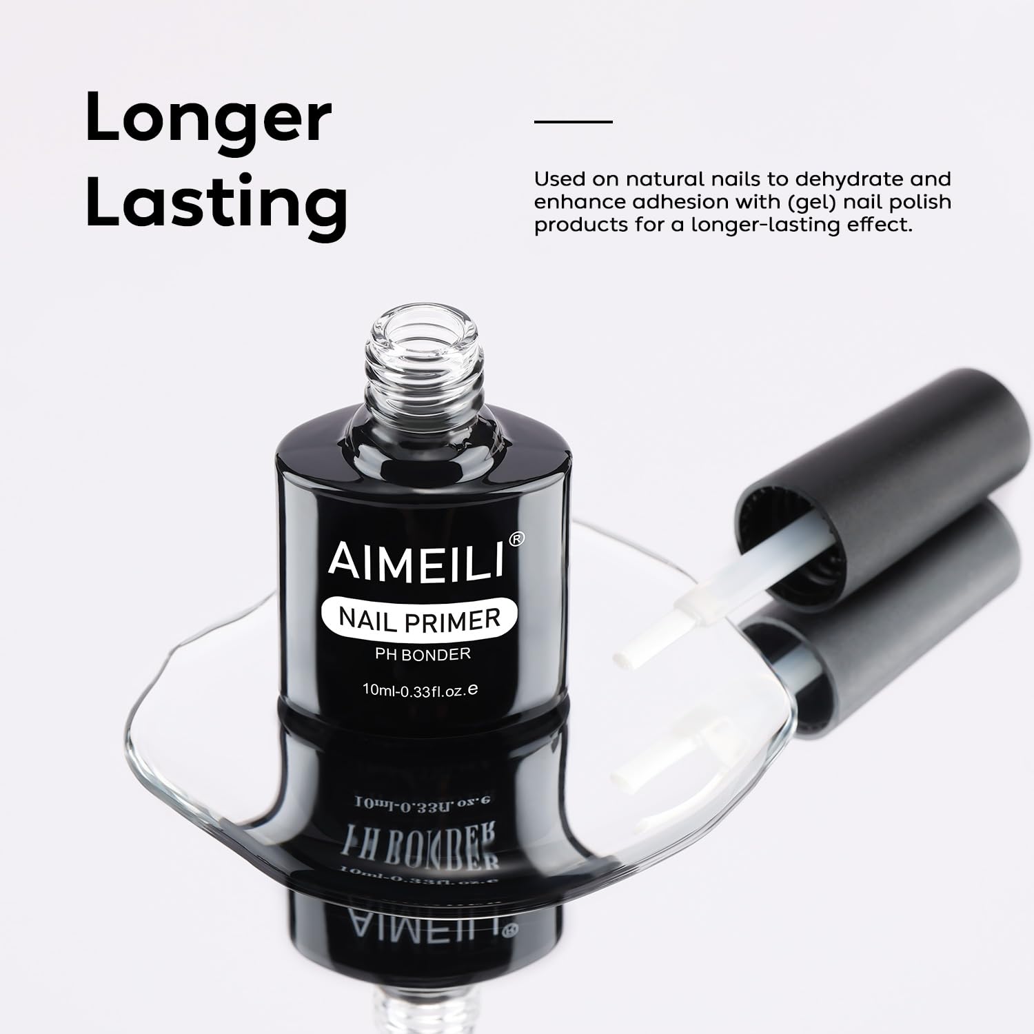Buy now AIMEILI Nail Prep Bond Primer, U V LED Gel Foundation for Acrylic Powder and Builder Nail Gel at indiglob india