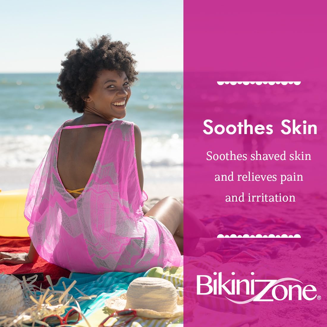 Bikini Zone Medicated After Shave Gel with Lidocaine, 1 Oz, 2 Pack | 2% lidocaine HCl to help soothe skin post-shave. Cooling sensation to refresh skin. Helps prevent razor bumps & redness.