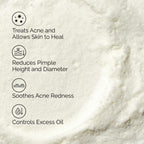 The Ordinary Sulfur 10% Powder-to-Cream Acne Spot Treatment Concentrate, Reduces Pimple Size and Zit Redness, 0.18 Oz